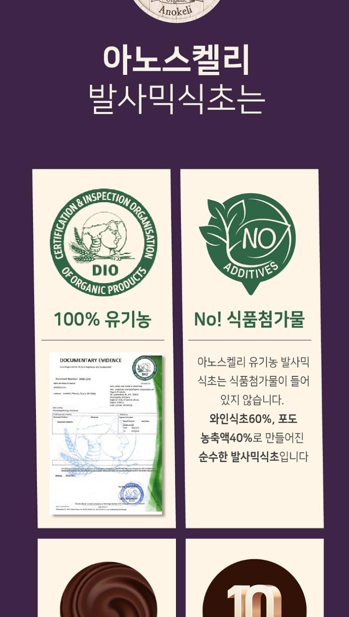 [라온오가닉] 그리스 크레타 프리미엄 발사믹 식초 (4년) 상세 이미지 5